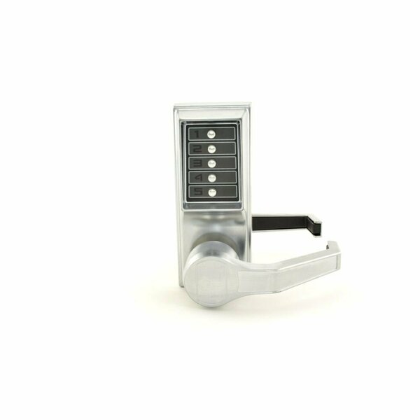 Simplex Kaba Right Hand Mechanical Pushbutton Lever Lock Combination Only; 2-3/4in Backset Satin Chrome LR101126D